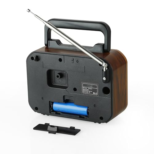 MZ S669 (Retro Radio Speaker) Multi-Functional with High Power, Clock & 5W Power with 1500mAh Battery|B0FNWTBVJ4
