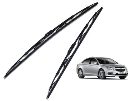 Euro Care Metal Type Wiper Blade Compatibility with Tata Altroz Windshield Car Wiper Blade Size D-24,P-16|B0B7XMDG6M