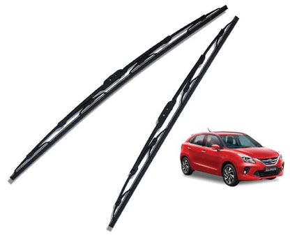 Euro Care Metal Type Wiper Blade Compatibility with Tata Altroz Windshield Car Wiper Blade Size D-24,P-16|B0B7XMDG6M