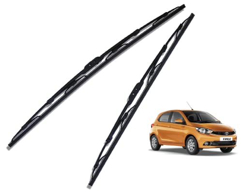 Euro Care Metal Type Wiper Blade Compatibility with Tata Altroz Windshield Car Wiper Blade Size D-24,P-16|B0B7XMDG6M