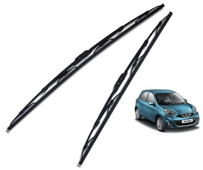 Euro Care Metal Type Wiper Blade Compatibility with Tata Altroz Windshield Car Wiper Blade Size D-24,P-16|B0B7XMDG6M