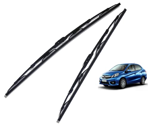 Euro Care Metal Type Wiper Blade Compatibility with Tata Altroz Windshield Car Wiper Blade Size D-24,P-16|B0B7XMDG6M
