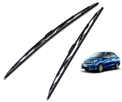 Euro Care Metal Type Wiper Blade Compatibility with Tata Altroz Windshield Car Wiper Blade Size D-24,P-16|B0B7XMDG6M