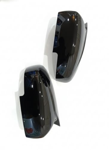 Batman Style Car Side Mirror Covers compatible with New Swift, Baleno, New Dzire (2017-2025), Fronx, Glanza, Ignis, Ciaz, Gloss Black Finish, Set of 2|B0GL9GNFHX