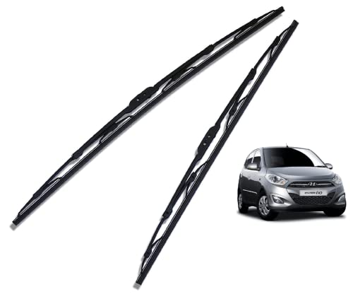 Euro Care Metal Type Wiper Blade Compatibility with Tata Altroz Windshield Car Wiper Blade Size D-24,P-16|B0B7XMDG6M