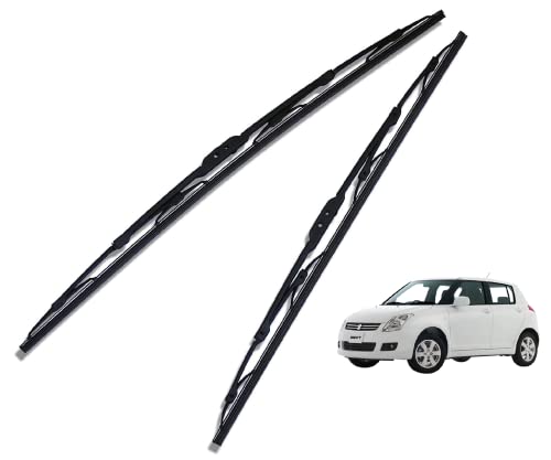 Euro Care Metal Type Wiper Blade Compatibility with Tata Altroz Windshield Car Wiper Blade Size D-24,P-16|B0B7XMDG6M