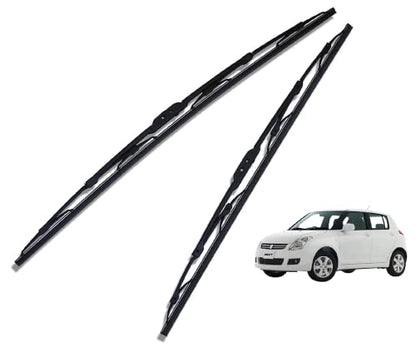Euro Care Metal Type Wiper Blade Compatibility with Tata Altroz Windshield Car Wiper Blade Size D-24,P-16|B0B7XMDG6M