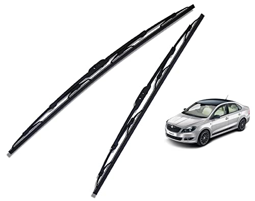 Euro Care Metal Type Wiper Blade Compatibility with Tata Altroz Windshield Car Wiper Blade Size D-24,P-16|B0B7XMDG6M