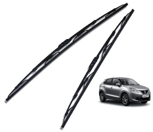 Euro Care Metal Type Wiper Blade Compatibility with Tata Altroz Windshield Car Wiper Blade Size D-24,P-16|B0B7XMDG6M