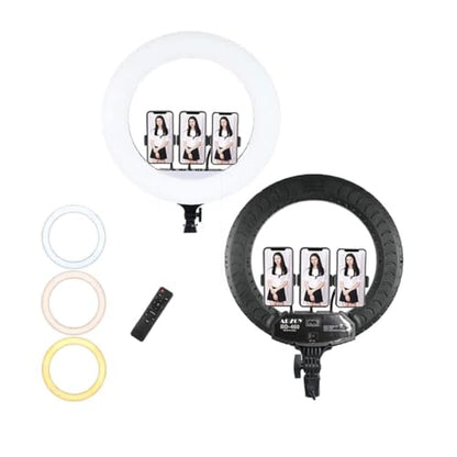 GIFTMAX® 18 Inch LED Ring Light BD 460 | 2 Color Modes & Dimmable Brightness | Remote Control | for YouTube, Makeup, Vlogging, Video Shoot, Live Streaming | Compatible with iPhone & Android|B0FNLW1RZ6