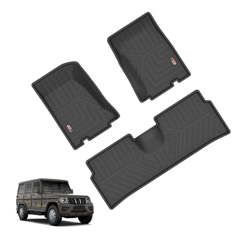 GFX TPV Car Floor Mats Premium Life Long Foot Mats | Compatible with Dzire (2012 to 2019) / Swift (2011 to 2017) Onwards | Waterproof, Anti-Slip, All-Weather, Durable & Easy to Clean Car Mats, Black|B0CZXGXX6N