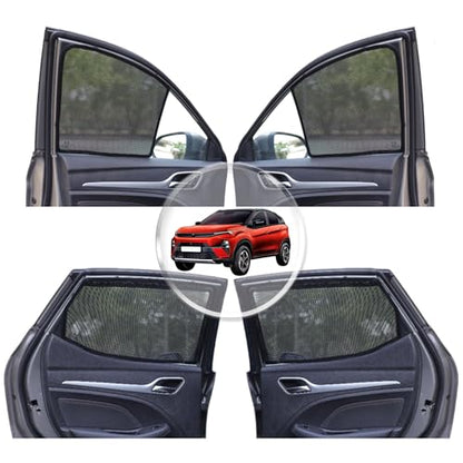 NEODRIFT 'NeoShade' Magnetic Car Sunshades for Hyundai Creta (2020-2026) (Set of 2 - Front Row Only)(UV Protection, Magnetic Grip, Privacy & Heat Control)|B0DWF1W9X3