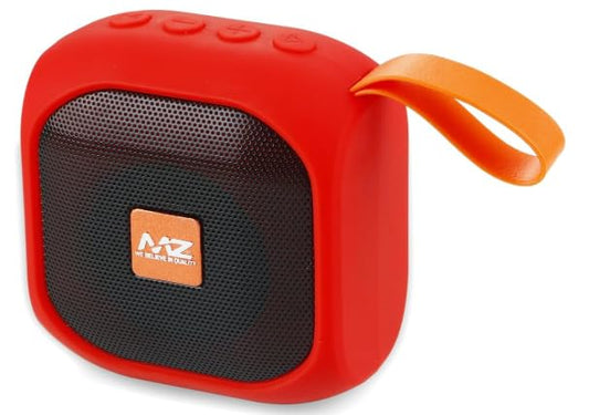 USU MZ M29VP Portable Wireless Bluetooth Speaker with HD Sound, Deep Bass, Long Playtime & Strap – Mini Outdoor Travel Speaker (Red)|B0FQJV45N2