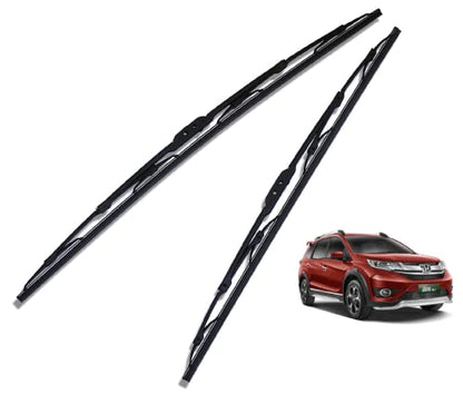 Euro Care Metal Type Wiper Blade Compatibility with Tata Altroz Windshield Car Wiper Blade Size D-24,P-16|B0B7XMDG6M