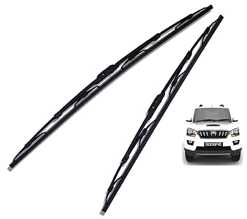 Euro Care Metal Type Wiper Blade Compatibility with Tata Altroz Windshield Car Wiper Blade Size D-24,P-16|B0B7XMDG6M