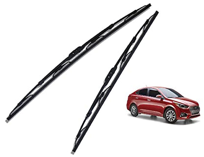 Euro Care Metal Type Wiper Blade Compatibility with Tata Altroz Windshield Car Wiper Blade Size D-24,P-16|B0B7XMDG6M