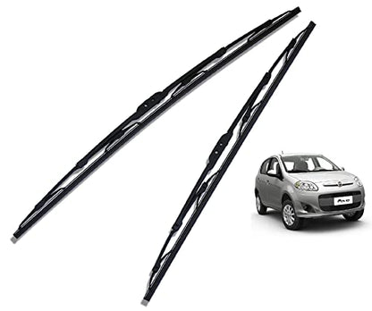 Euro Care Metal Type Wiper Blade Compatibility with Tata Altroz Windshield Car Wiper Blade Size D-24,P-16|B0B7XMDG6M