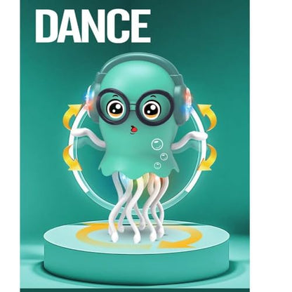 Dancing Jellyfish Toy for Kids, Jelly Fish Toy, Musical Toy with LED Lights, Moving Toys for Babies 6-12 Months, Crawling Toy, Bump & Go 360 Degree Rotating Tentacles, Electronic Toy|B0HCJYMZKM