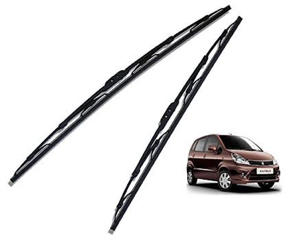 Euro Care Metal Type Wiper Blade Compatibility with Tata Altroz Windshield Car Wiper Blade Size D-24,P-16|B0B7XMDG6M