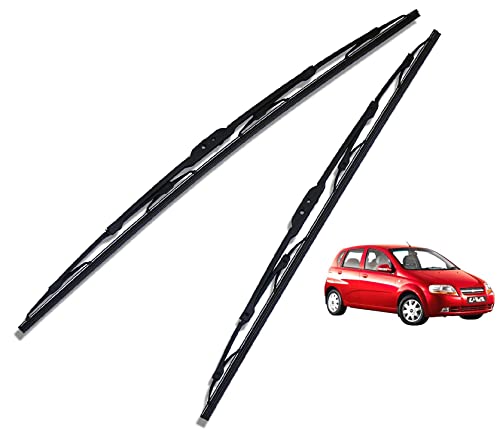 Euro Care Metal Type Wiper Blade Compatibility with Tata Altroz Windshield Car Wiper Blade Size D-24,P-16|B0B7XMDG6M