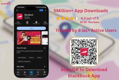 BlackBuck GPS Tracker for Car, Bike,Truck, Bus| 12 Month Sim Validity| Pan India Installation & Repair facilty| Remote Engine Lock Compatible| Dust & Spray Proof| 1 Year app Access | 1 Year Warranty|B0F9Y67B1Z