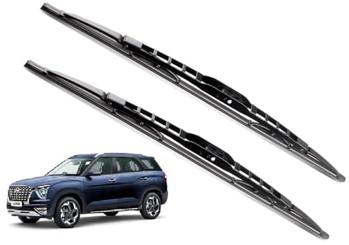 Euro Care Metal Type Wiper Blade Compatibility with Tata Altroz Windshield Car Wiper Blade Size D-24,P-16|B0B7XMDG6M