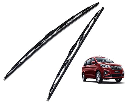 Euro Care Metal Type Wiper Blade Compatibility with Tata Altroz Windshield Car Wiper Blade Size D-24,P-16|B0B7XMDG6M