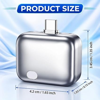 Auto Stop Charging Adapter USB-C Smart Overcharge Protection Device Stops at 100% Battery | 100W Fast Charging Battery Health Guard for iPhone, Android, Samsung, iPad, MacBook, Nintendo Switch|B0HFK9ZQ9J