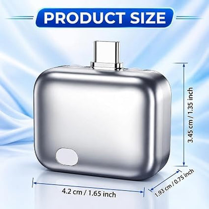 Auto Stop Charging Adapter USB-C Smart Overcharge Protection Device Stops at 100% Battery | 100W Fast Charging Battery Health Guard for iPhone, Android, Samsung, iPad, MacBook, Nintendo Switch|B0HFK9ZQ9J