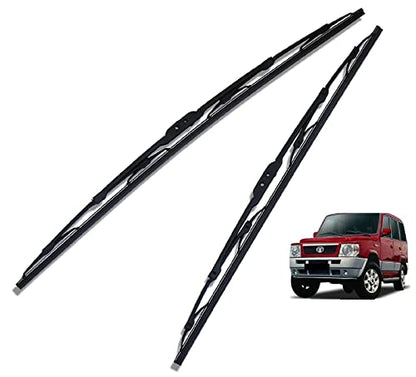 Euro Care Metal Type Wiper Blade Compatibility with Tata Altroz Windshield Car Wiper Blade Size D-24,P-16|B0B7XMDG6M