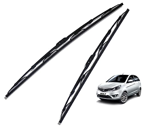 Euro Care Metal Type Wiper Blade Compatibility with Tata Altroz Windshield Car Wiper Blade Size D-24,P-16|B0B7XMDG6M