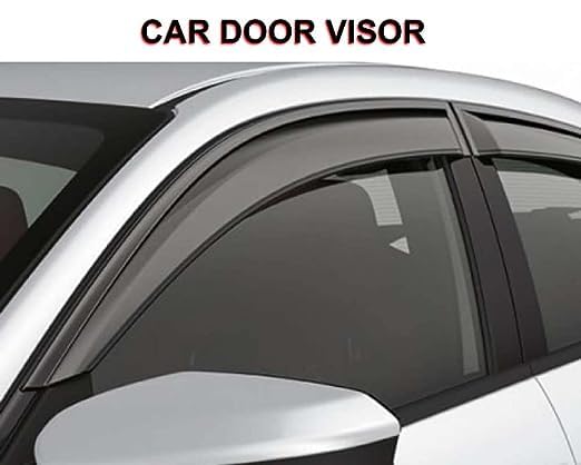 Car Rain Wind Door Visor/Side Window Deflector/Unbreakable/Rain Guard/Wind Guard Accessories Compatible for (Hyundai i10 Grand)|B089R54TNN