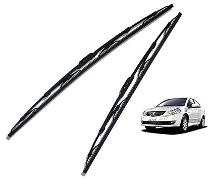 Euro Care Metal Type Wiper Blade Compatibility with Tata Altroz Windshield Car Wiper Blade Size D-24,P-16|B0B7XMDG6M