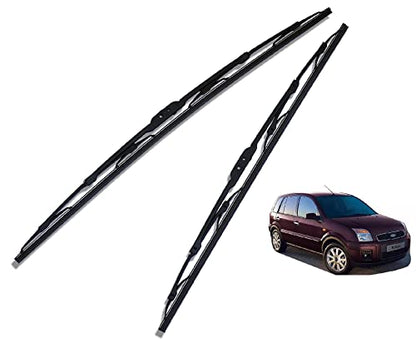Euro Care Metal Type Wiper Blade Compatibility with Tata Altroz Windshield Car Wiper Blade Size D-24,P-16|B0B7XMDG6M