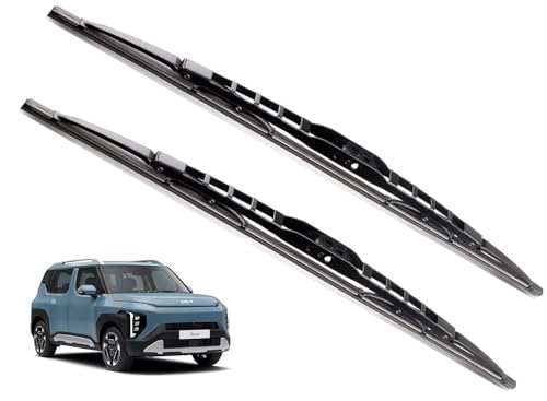 Euro Care Metal Type Wiper Blade Compatibility with Tata Altroz Windshield Car Wiper Blade Size D-24,P-16|B0B7XMDG6M