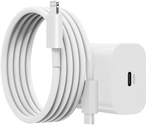 iPhone Charger Adapter 20W Lightning Cable Combo (MFi-Certified) Compatible with iPhone 14/14Plus/14Pro/14 Pro max13/13 Pro/13 Pro max/12/12 Pro/11/X/X|B0DS6HF5KJ