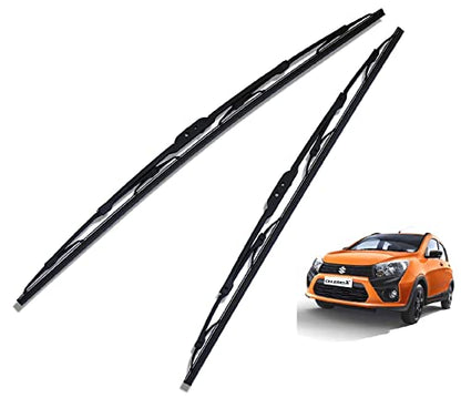 Euro Care Metal Type Wiper Blade Compatibility with Tata Altroz Windshield Car Wiper Blade Size D-24,P-16|B0B7XMDG6M