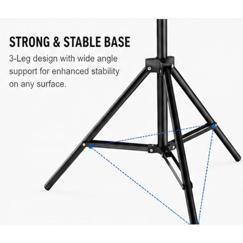 9 Feet Heavy Adjustable Light Stand for Ring Light|LED Video Light|B0DBF1K9QS