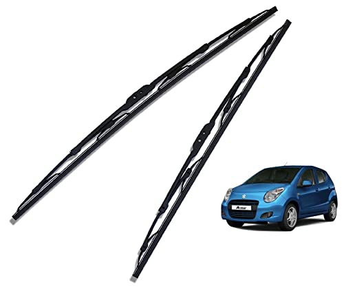 Euro Care Metal Type Wiper Blade Compatibility with Tata Altroz Windshield Car Wiper Blade Size D-24,P-16|B0B7XMDG6M