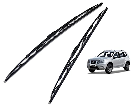 Euro Care Metal Type Wiper Blade Compatibility with Tata Altroz Windshield Car Wiper Blade Size D-24,P-16|B0B7XMDG6M