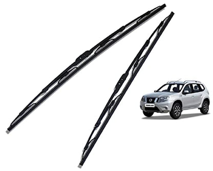Euro Care Metal Type Wiper Blade Compatibility with Tata Altroz Windshield Car Wiper Blade Size D-24,P-16|B0B7XMDG6M