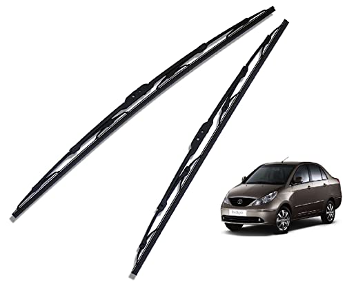 Euro Care Metal Type Wiper Blade Compatibility with Tata Altroz Windshield Car Wiper Blade Size D-24,P-16|B0B7XMDG6M