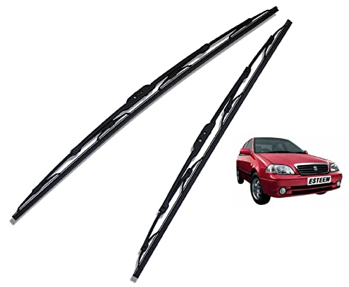 Euro Care Metal Type Wiper Blade Compatibility with Tata Altroz Windshield Car Wiper Blade Size D-24,P-16|B0B7XMDG6M