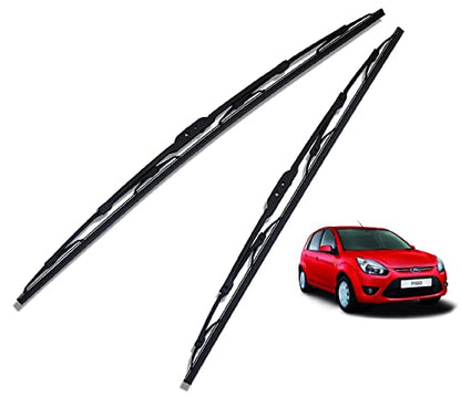 Euro Care Metal Type Wiper Blade Compatibility with Tata Altroz Windshield Car Wiper Blade Size D-24,P-16|B0B7XMDG6M