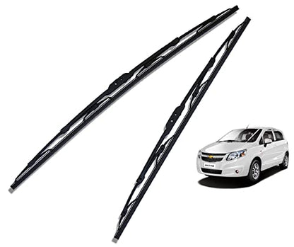 Euro Care Metal Type Wiper Blade Compatibility with Tata Altroz Windshield Car Wiper Blade Size D-24,P-16|B0B7XMDG6M