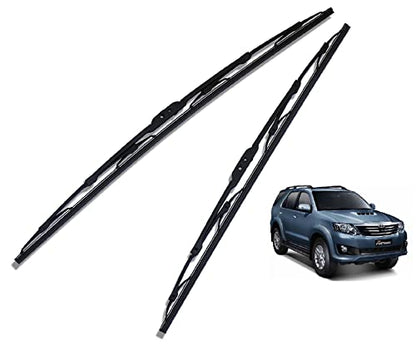 Euro Care Metal Type Wiper Blade Compatibility with Tata Altroz Windshield Car Wiper Blade Size D-24,P-16|B0B7XMDG6M