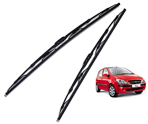 Euro Care Metal Type Wiper Blade Compatibility with Tata Altroz Windshield Car Wiper Blade Size D-24,P-16|B0B7XMDG6M