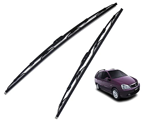 Euro Care Metal Type Wiper Blade Compatibility with Tata Altroz Windshield Car Wiper Blade Size D-24,P-16|B0B7XMDG6M