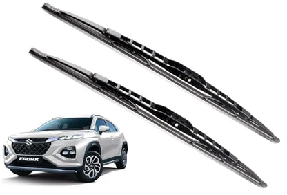 Euro Care Metal Type Wiper Blade Compatibility with Tata Altroz Windshield Car Wiper Blade Size D-24,P-16|B0B7XMDG6M