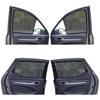 NEODRIFT 'NeoShade' Magnetic Car Sunshades for Hyundai Creta (2020-2026) (Set of 2 - Front Row Only)(UV Protection, Magnetic Grip, Privacy & Heat Control)|B0DWF1W9X3